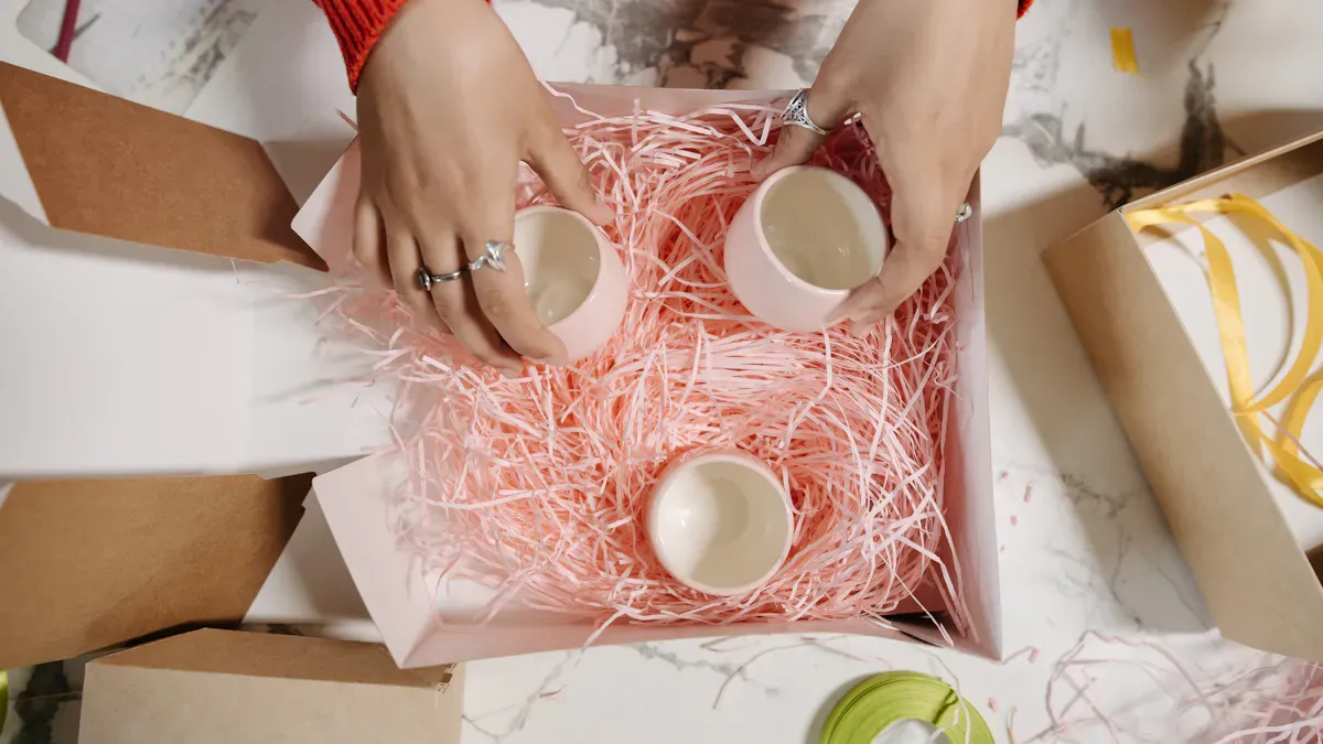 Materials to Wrap a Ceramic Cup