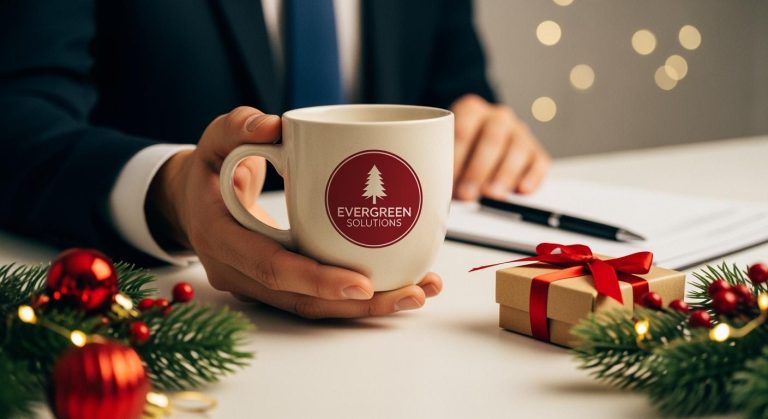 Corporate Christmas Gift Ideas: Custom Branded Ceramic Cups