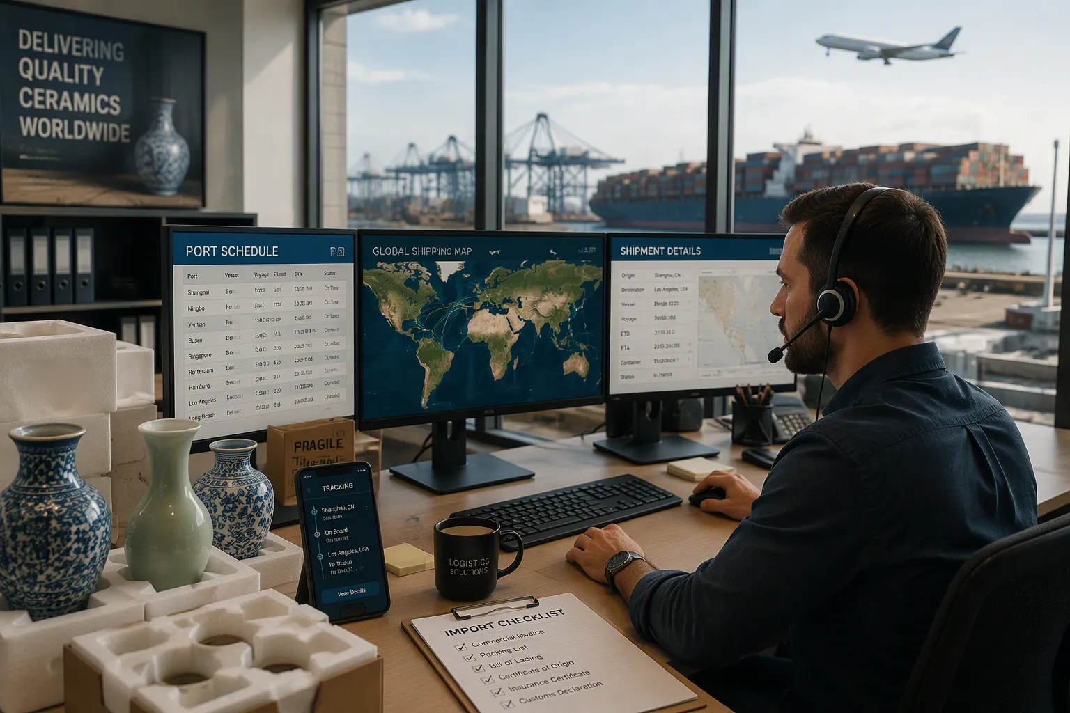 The Freight Forwarder Role in Ceramic Import Logistics in 2026