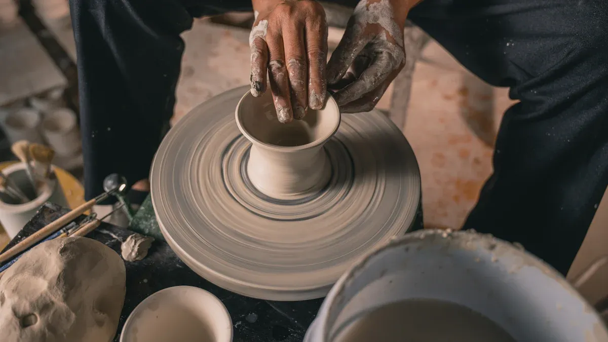 Source Uniform Handmade Cups from the Right Studio