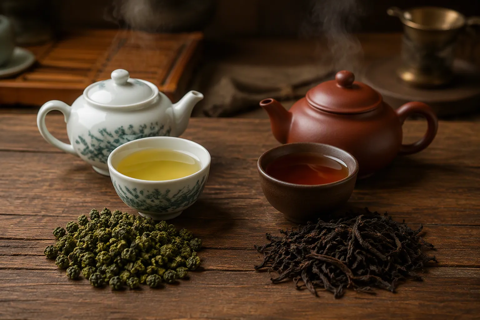 Taiwanese High Mountain Oolong vs Chinese Oolong Taste and Aroma Differences claye