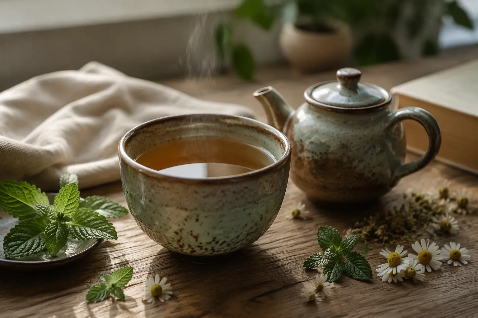 The Best Herbal Teas for Drinking from Handmade Ceramic Cups